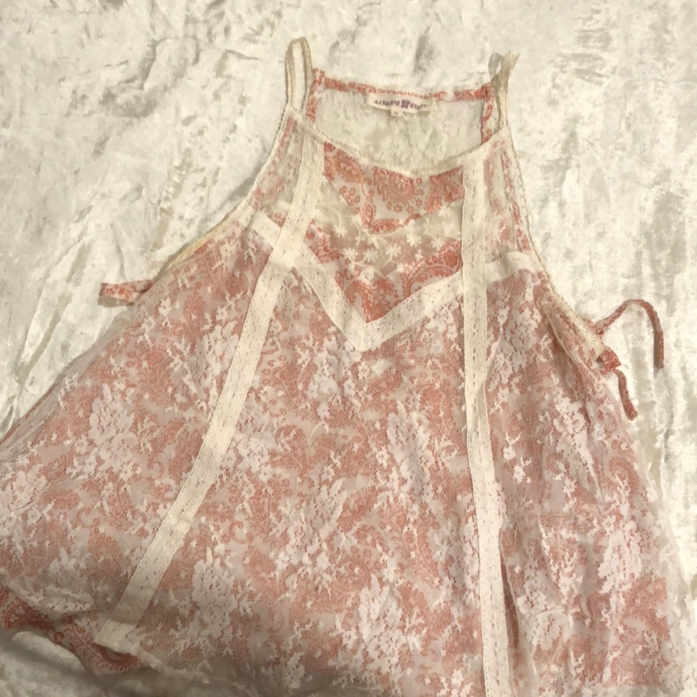 Tank top blouse
